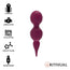 Rithual Nisha Rechargeable Vibrating Kegel Balls Orchid
