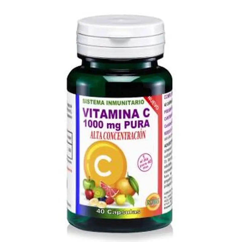 Robis Pure Vitamin C 1000Mg. 40 Capsules