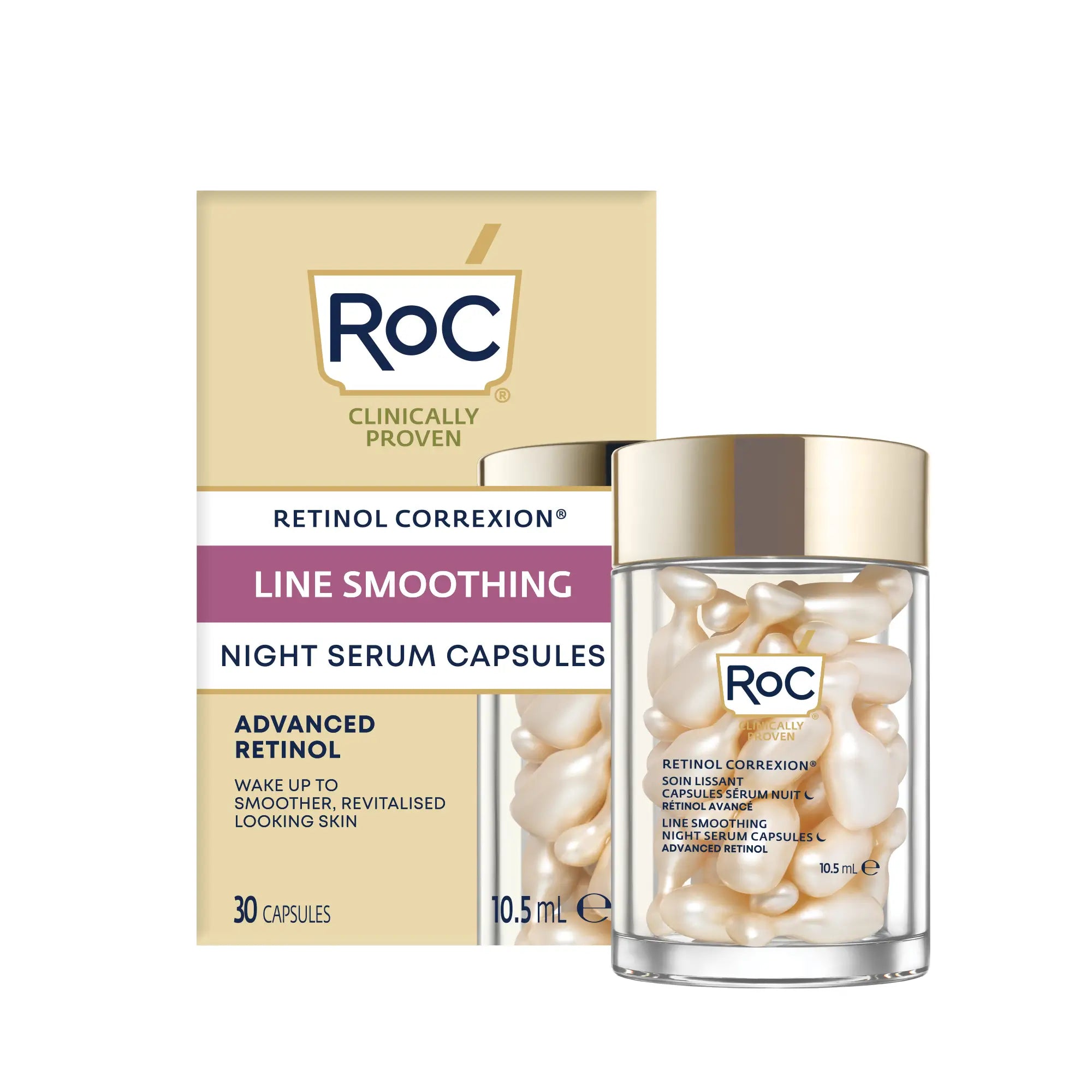 Roc Skincare Iberia Roc® Line Smoothing Serum In Capsules 30Uds