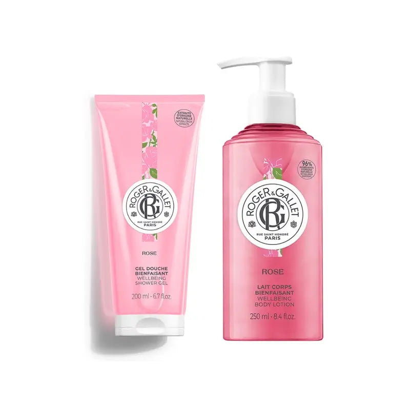 Roger & Gallet Gingembre Rouge Crème pour les mains + Baume à lèvres à la rose