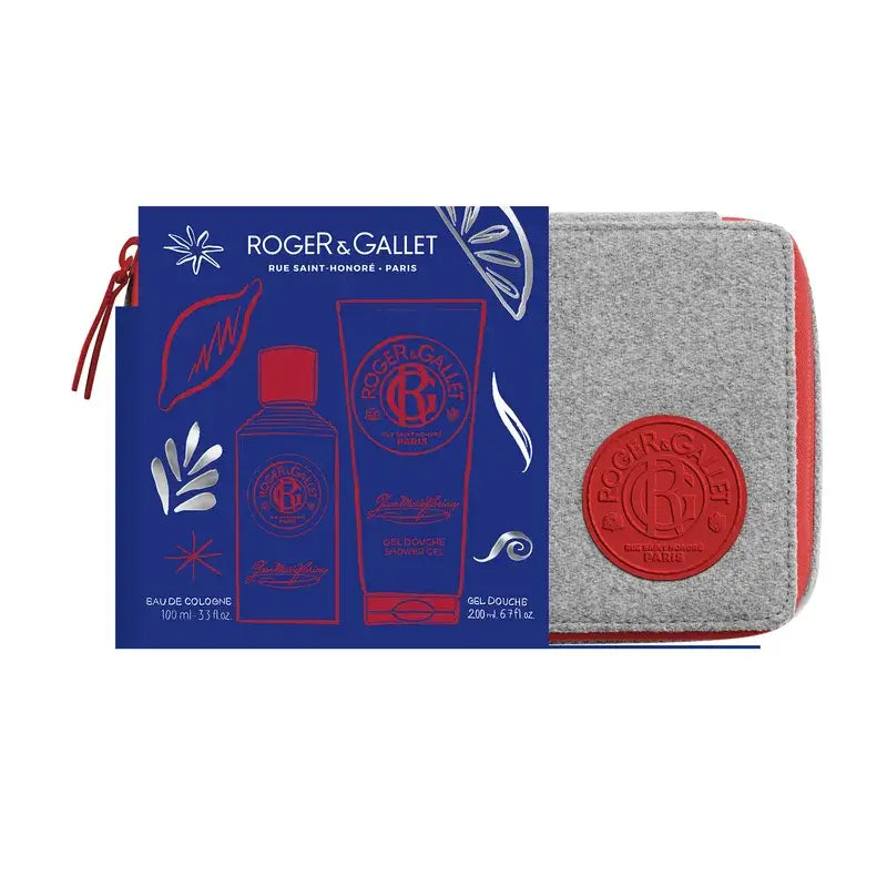 Roger & Gallet Jean Marie Farina Toiletry Box Eau De Cologne + Gel douche, 300 ml