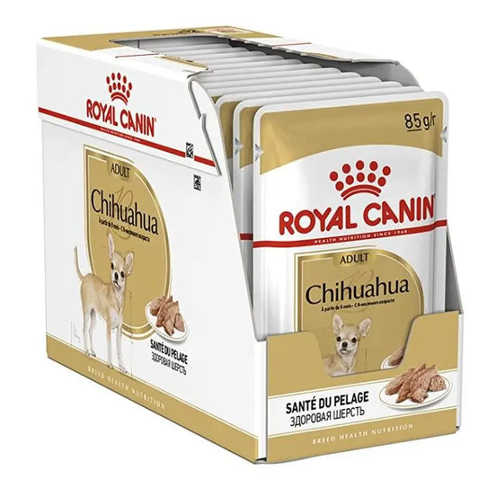 Royal Canin Adult Chihuahua Pouch 12X85Gr Box, wet dog food