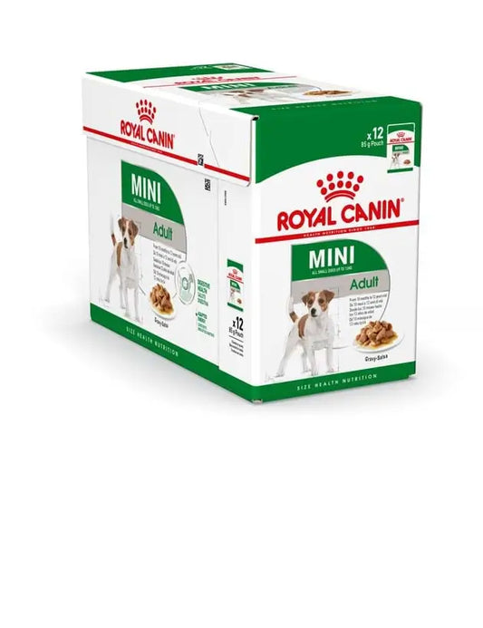 Royal Canin Adult Mini Pouch Box 12X85Gr, wet food for dogs