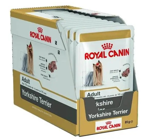 Royal Canin Adult Yorkshire Pouch Box 12X85Gr, wet dog food