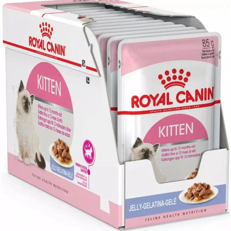 Royal Canin Kitten Jelly 12X85Gr, wet food for cats