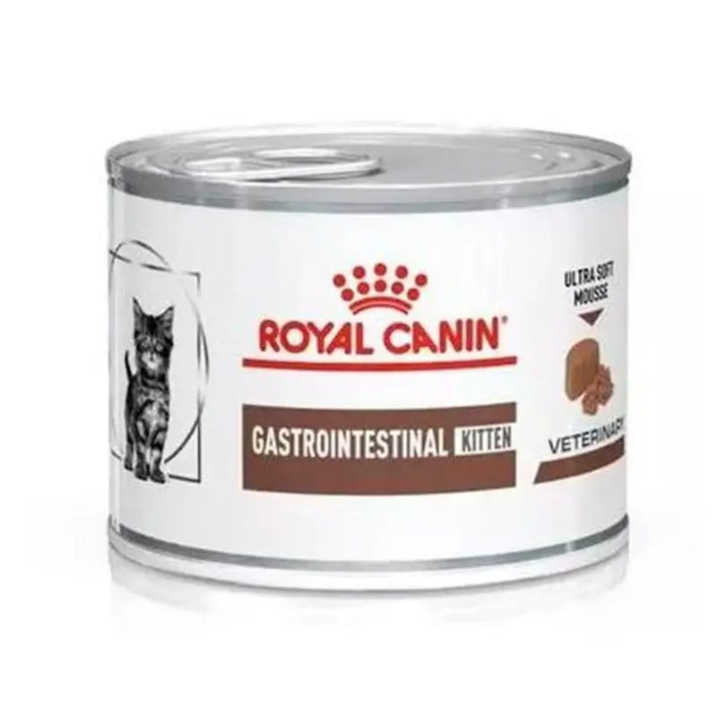 Royal Canin Veterinary Gastro Intestinal Kitten Pâté 12X195Gr, wet cat food