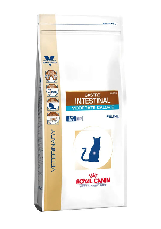 Royal Canin Veterinary Gastro Intestinal Moderate 4Kg, cat food