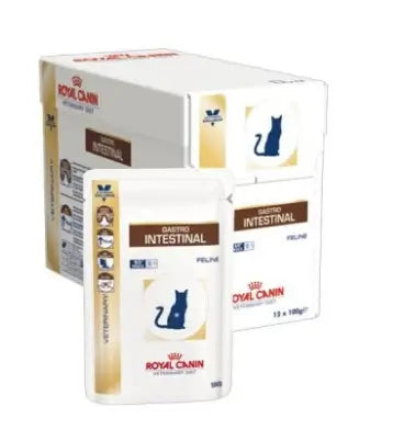 Royal Canin Veterinary Gastro Intestinal Pouch Box 12X85Gr, wet food for cats
