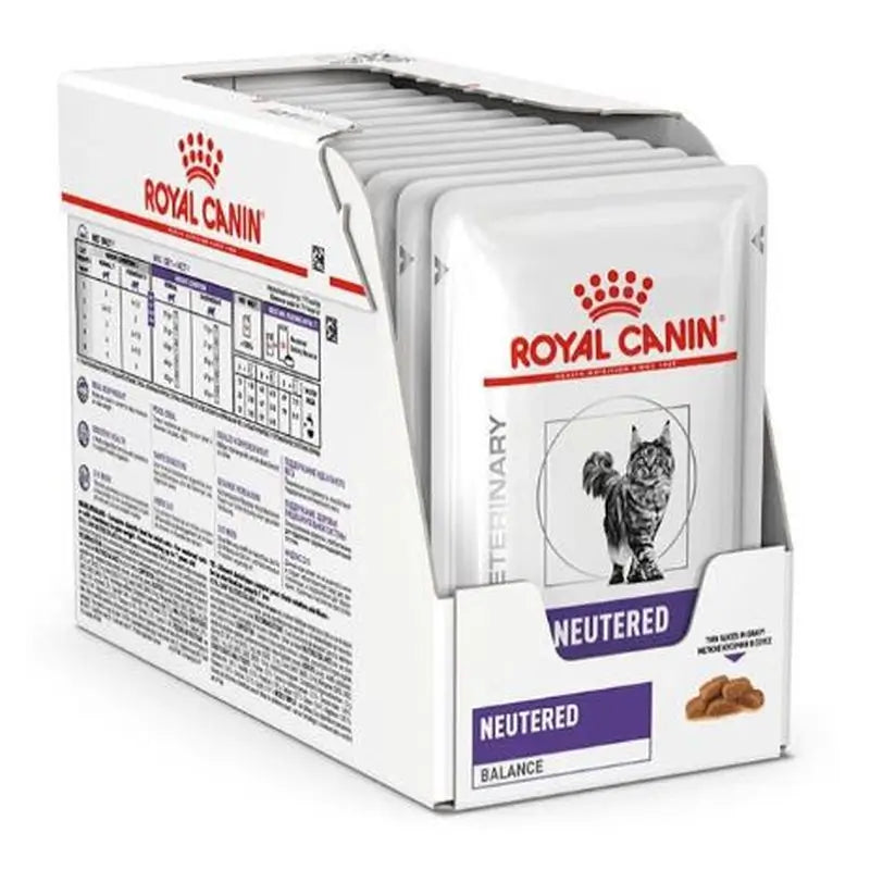 Royal Canin Veterinary Neutered Balance 12X85Gr, wet food for cats