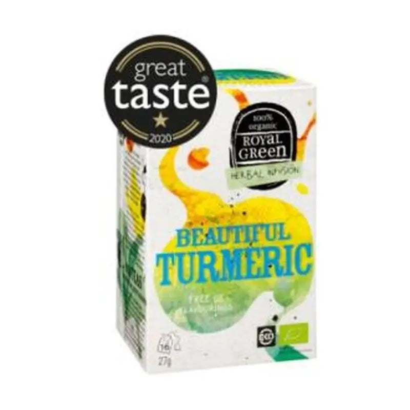 Royal Green Beautiful Turmeric Curcuma 16Infusions. Bio