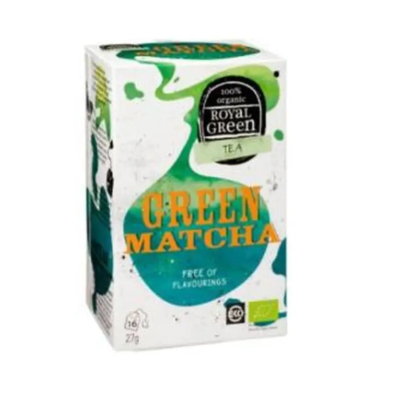 Royal Green Matcha Green Tea 16Infusions. Organic**.