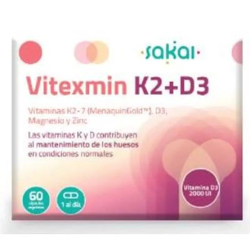 Sakai Vitexmin K2+D3 60 Capsules
