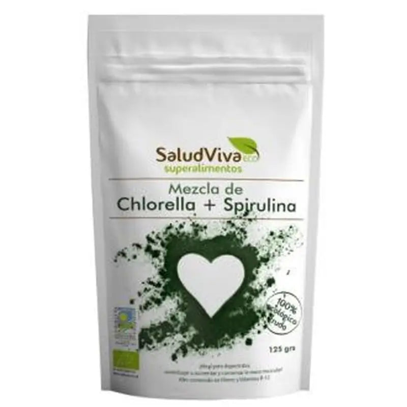 Salud Viva Chlorella & Spirulina Powder Mix 125Gr. Bio