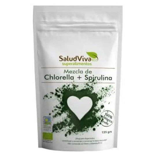 Salud Viva Chlorella & Spirulina Powder Mix 125Gr. Bio