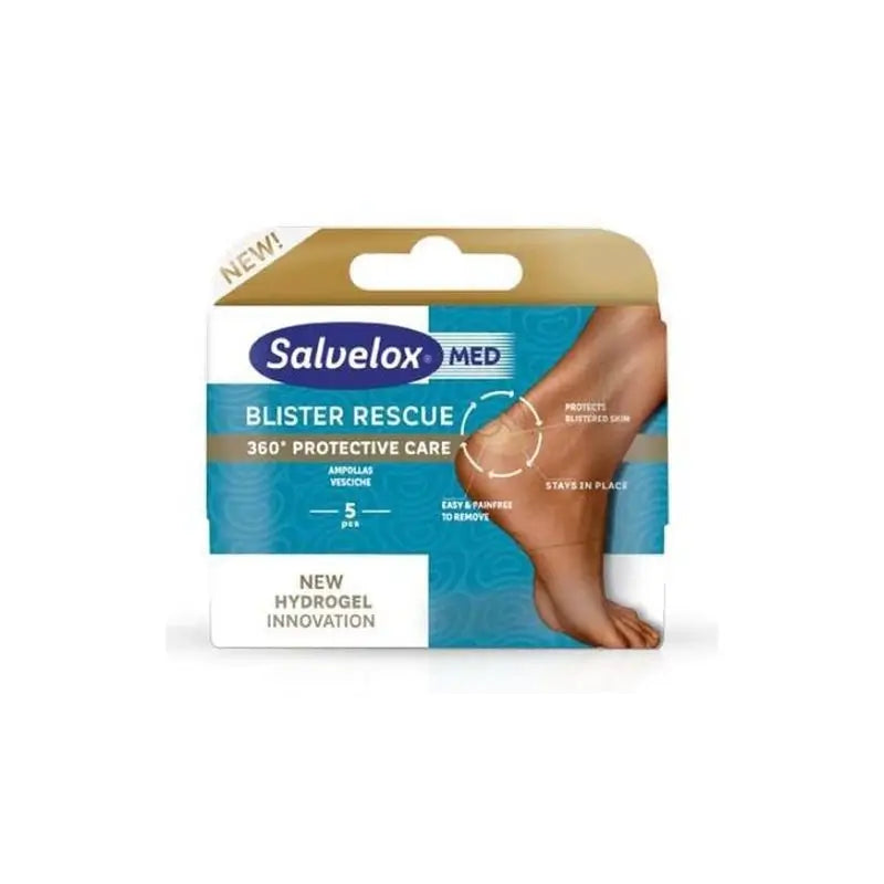Salvelox Blister Rescue Classic, 5 Heel Dressings
