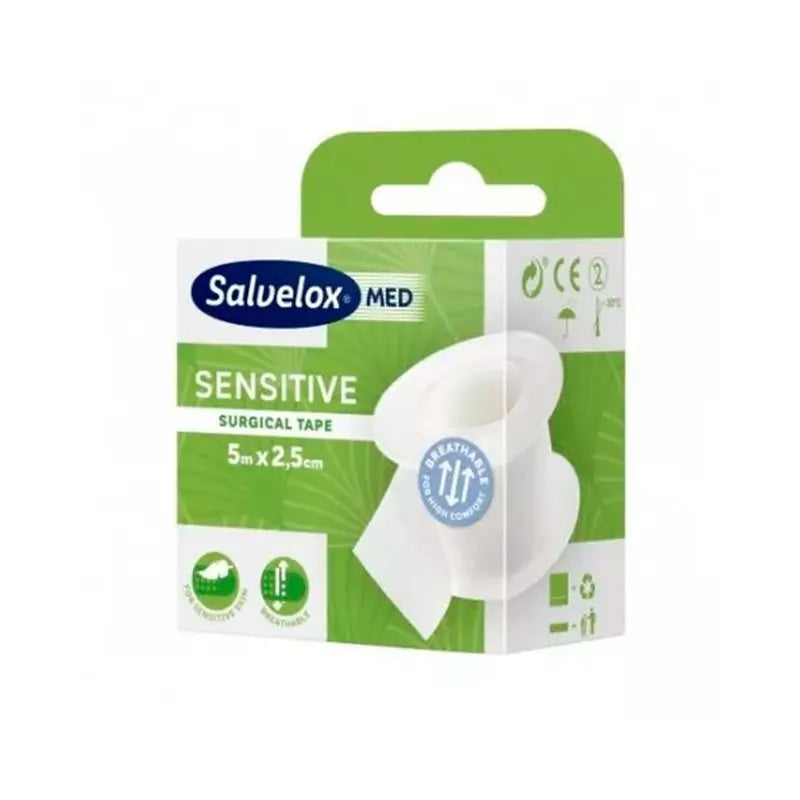 Salvelox Med Sensitive Surgical Adhesive 10 Units 2,5 X 5M
