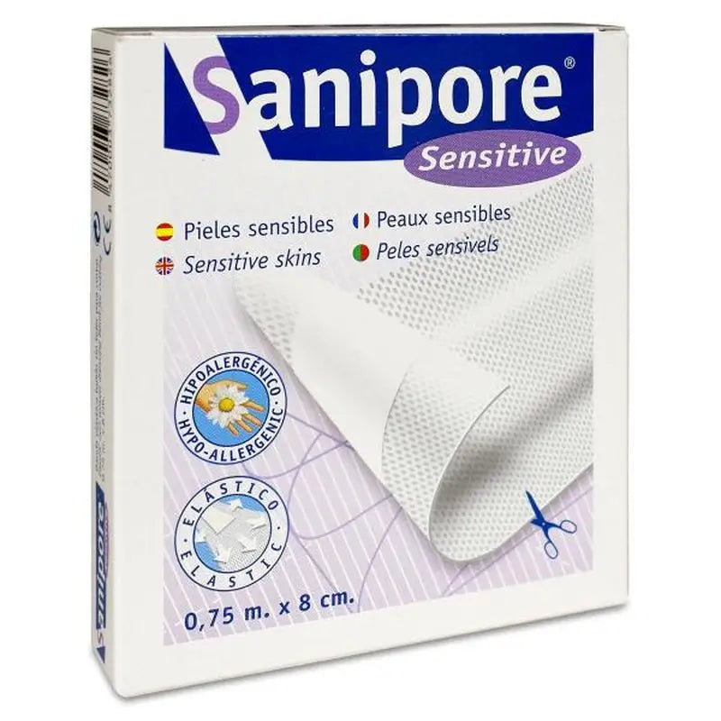 Salvelox Sanipore Nonwoven Fabric Band 0,75M X 8Cm