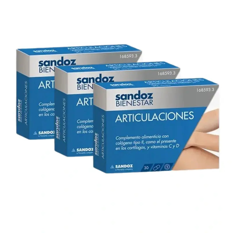 Sandoz Bienestar Articulaciones Pack 3 x 30 gélules
