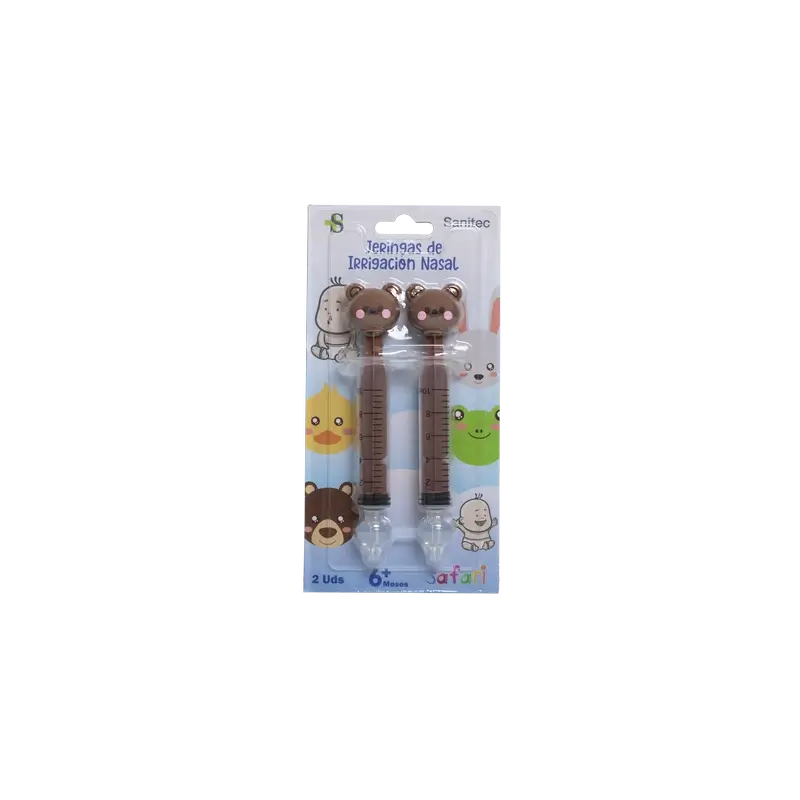 Sanitec Seringue d'Irrigation Nasale Enfants, 2 pcs.