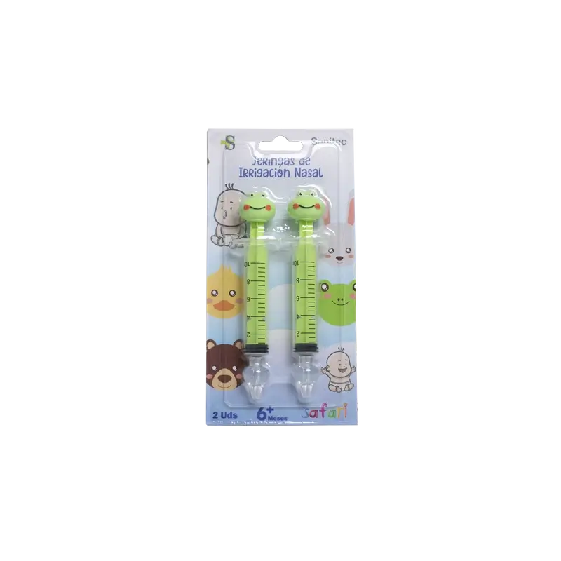 Sanitec Seringue d'Irrigation Nasale Enfants, 2 pcs.