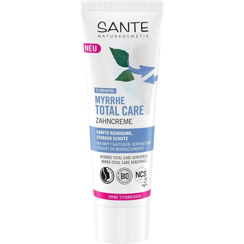 Sante Naturkosmetik Dentifrice à la Myrrhe Sans Fluorure 75Ml.