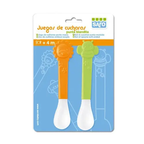 SARO SET OF 2 SOFT TIP SPOONS