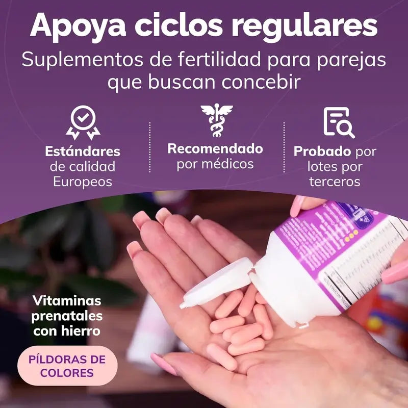 Sasmar Conceive Plus Soutien à la Fertilité Féminine, 60 Capsules
