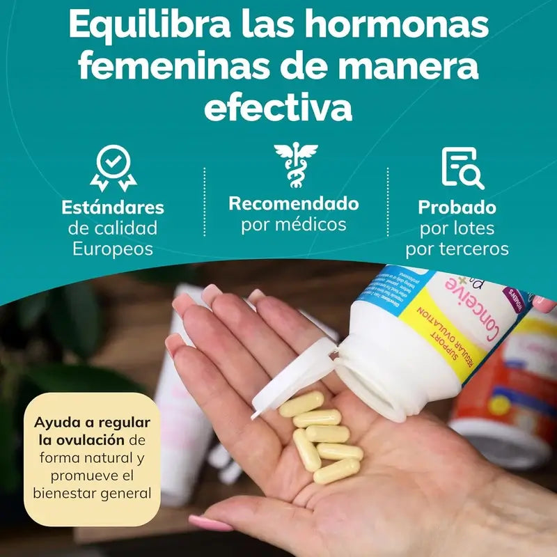 Sasmar Conceive Plus Female Ovulation, 120 Capsules