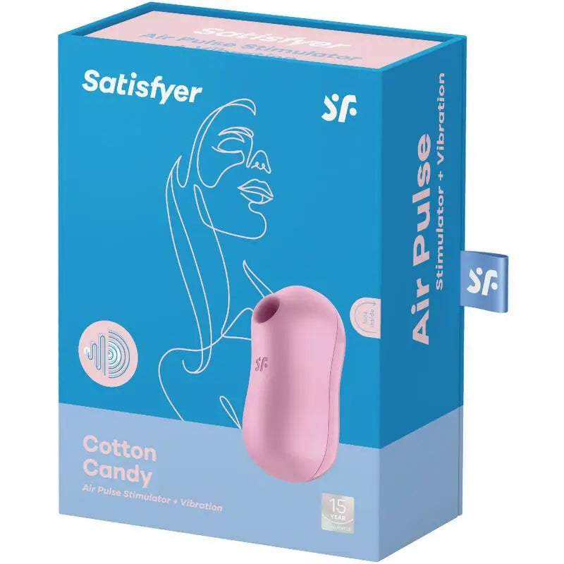 Stimulateur et vibrateur à barbe à papa Satisfyer Air Pulse - Lilas