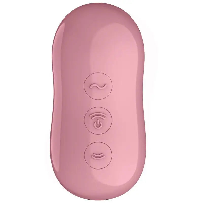 Stimulateur et vibrateur à barbe à papa Satisfyer Air Pulse - Rose