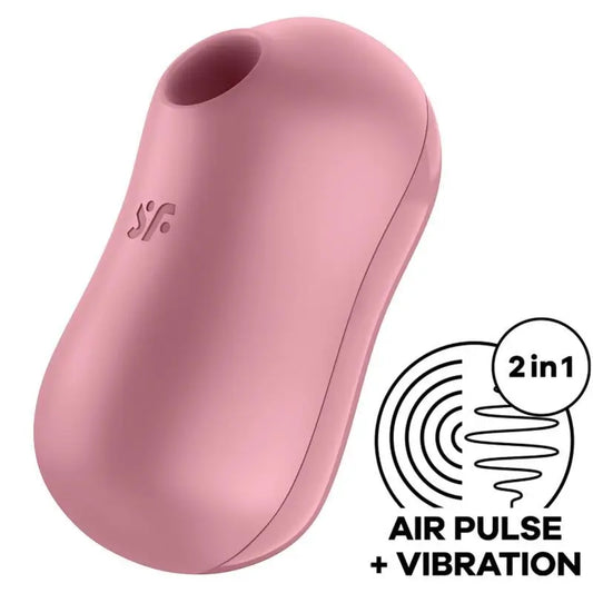 Satisfyer Air Pulse Cotton Candy Stimulator & Vibrator - Pink