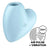 Satisfyer Air Pulse Cutie Heart Stimulator & Vibrator - Blue