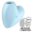 Satisfyer Air Pulse Cutie Heart Stimulator & Vibrator - Blue