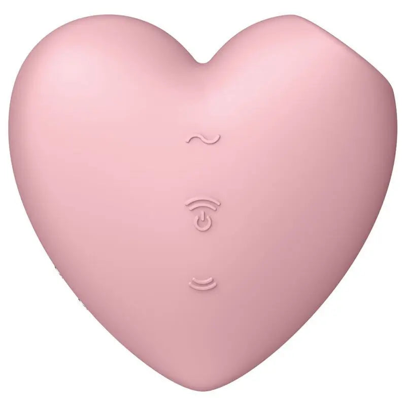 Satisfyer Air Pulse Cutie Heart Stimulator & Vibrator - Rose
