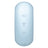 Satisfyer Air Pulse Pro To Go 3 Stimulateur et vibrateur double - Bleu