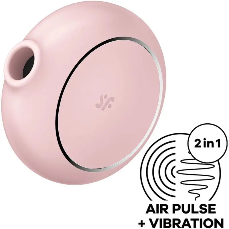 Satisfyer Air Pulse Pro To Go 3 Dual Stimulator & Vibrator - Pink