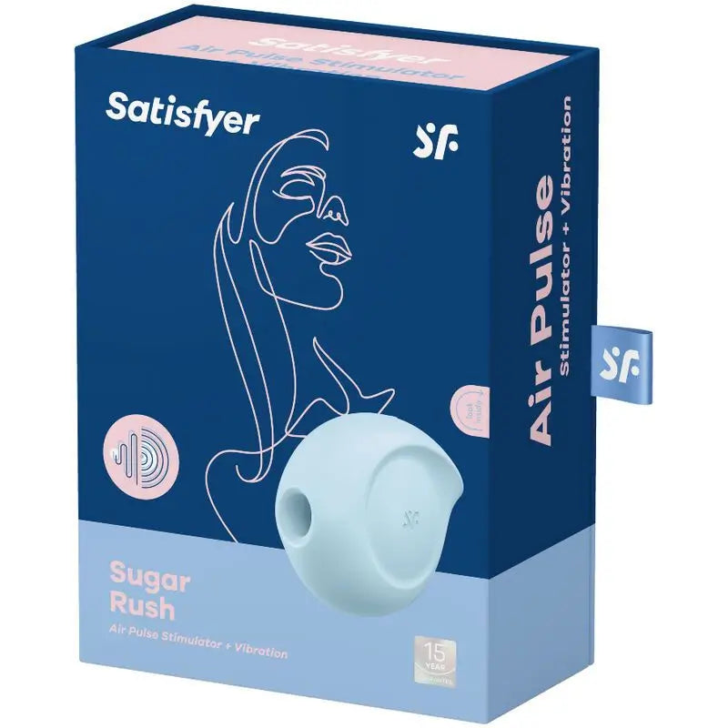 Stimulateur et vibrateur Satisfyer Air Pulse Sugar Rush - Bleu