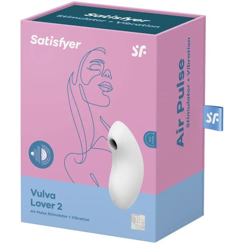 Satisfyer Air Pulse Vulva Lover 2 Stimulateur & Vibrateur - Blanc