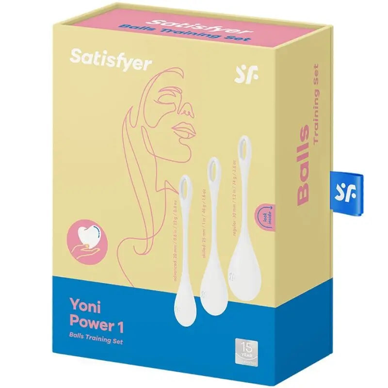 Satisfyer Balls Kit d'entraînement Yoni Power 1 Blanc
