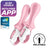 Satisfyer Connect Air Pump Booty 5+ Inflatable Anal Vibrator - Pink