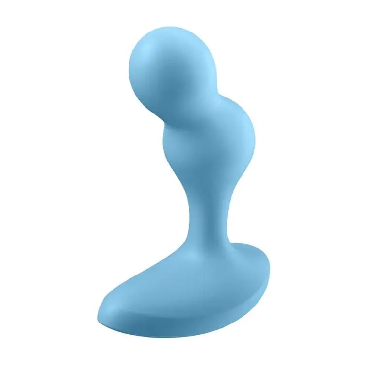Satisfyer Connect Deep Diver Vibrating Plug App - Bleu