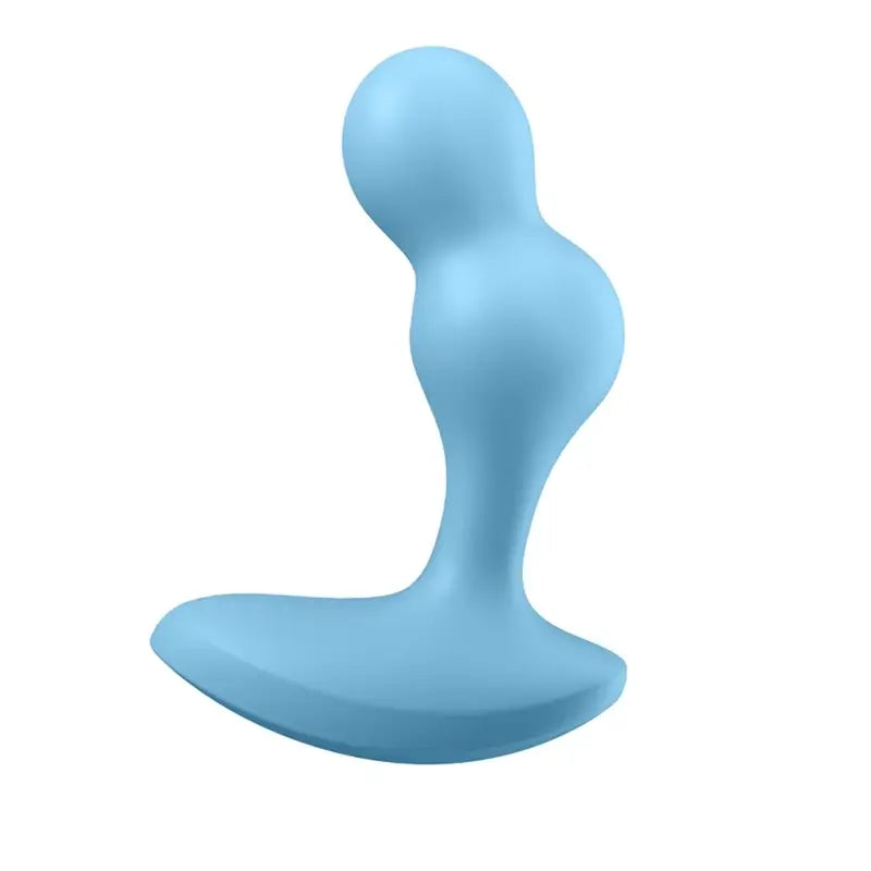 Satisfyer Connect Deep Diver Vibrating Plug App - Bleu