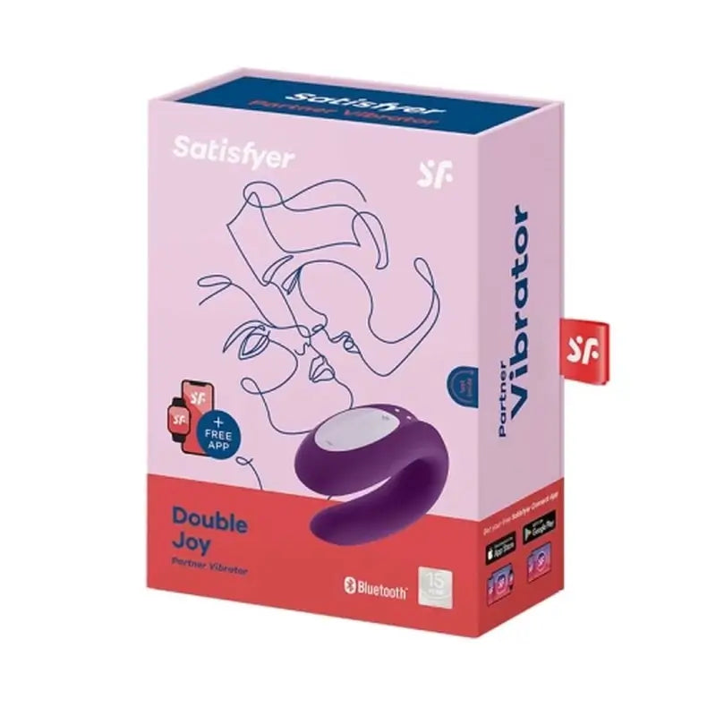 Satisfyer Connect Double Joy avec application - violet