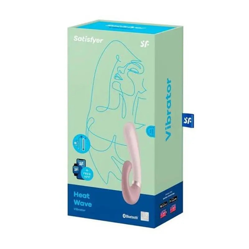 Satisfyer Connect Heat Wave Vibrator App - Pink