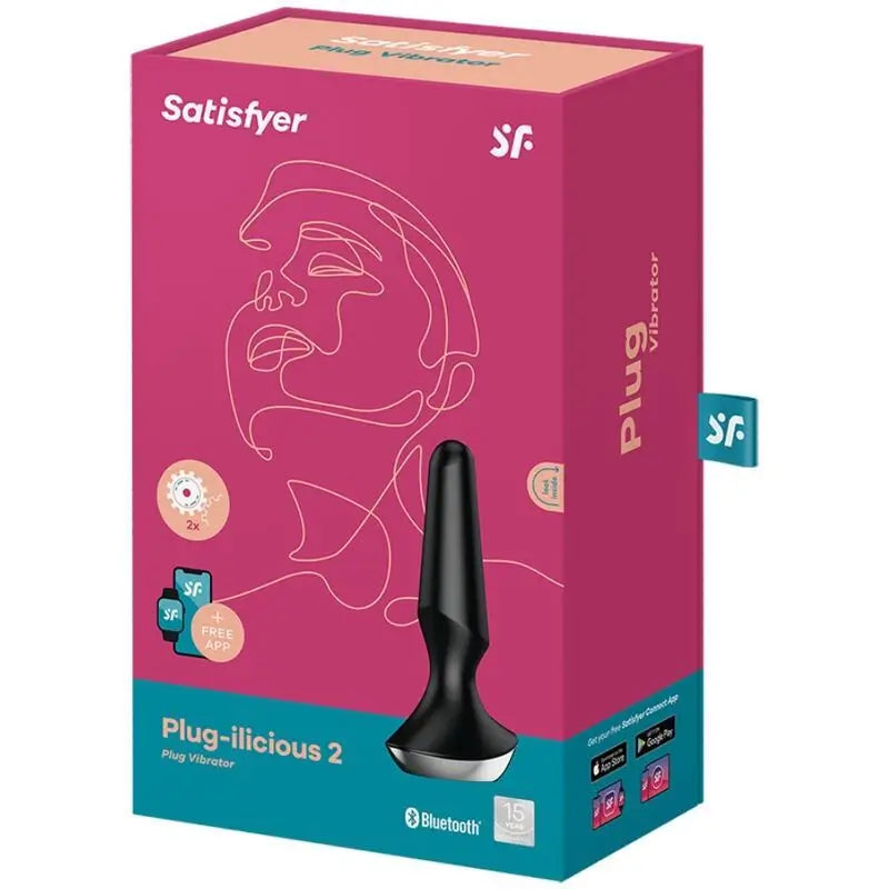 Satisfyer Connect Plug Ilicious 2 Vibrating Plug - Noir