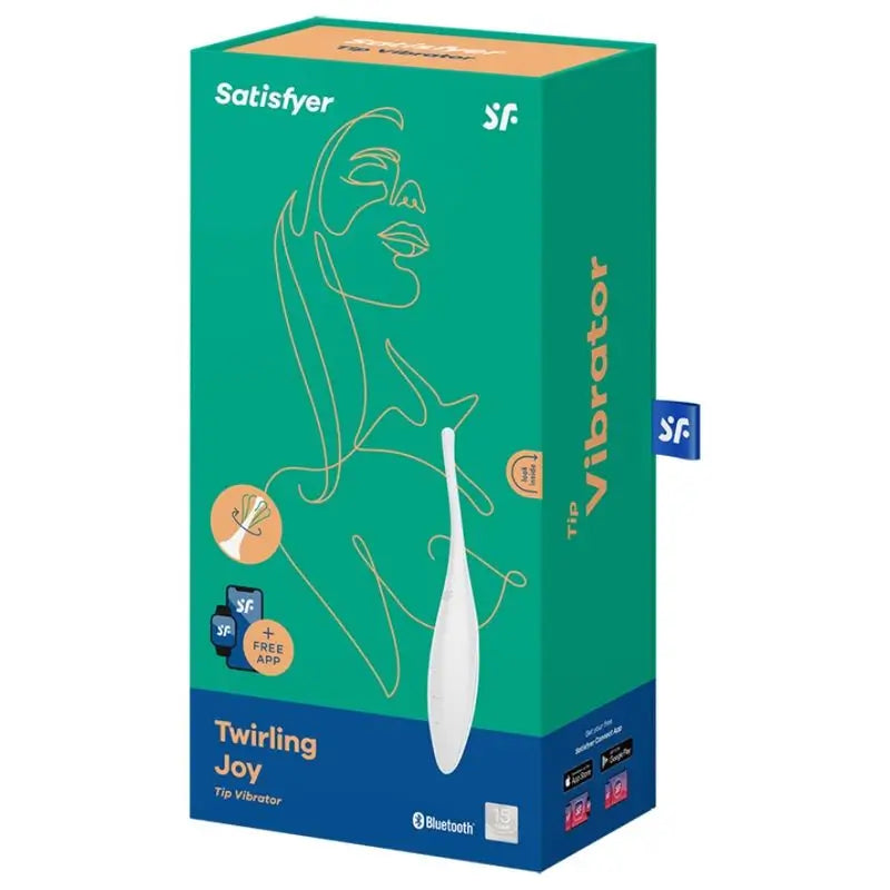 Satisfyer Connect Twirling Joy Stimulateur clitoridien - Blanc