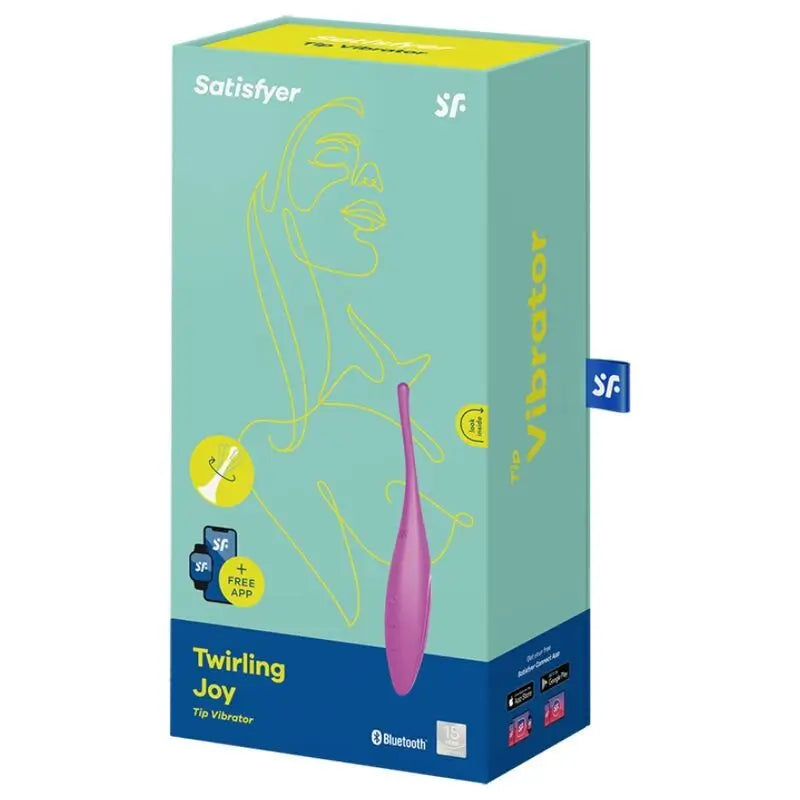 Satisfyer Connect Twirling Joy Stimulateur clitoridien - Fuchsia