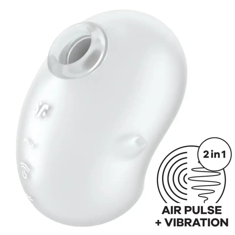 Satisfyer Cutie Ghost Vibrator Lay-On Blanc