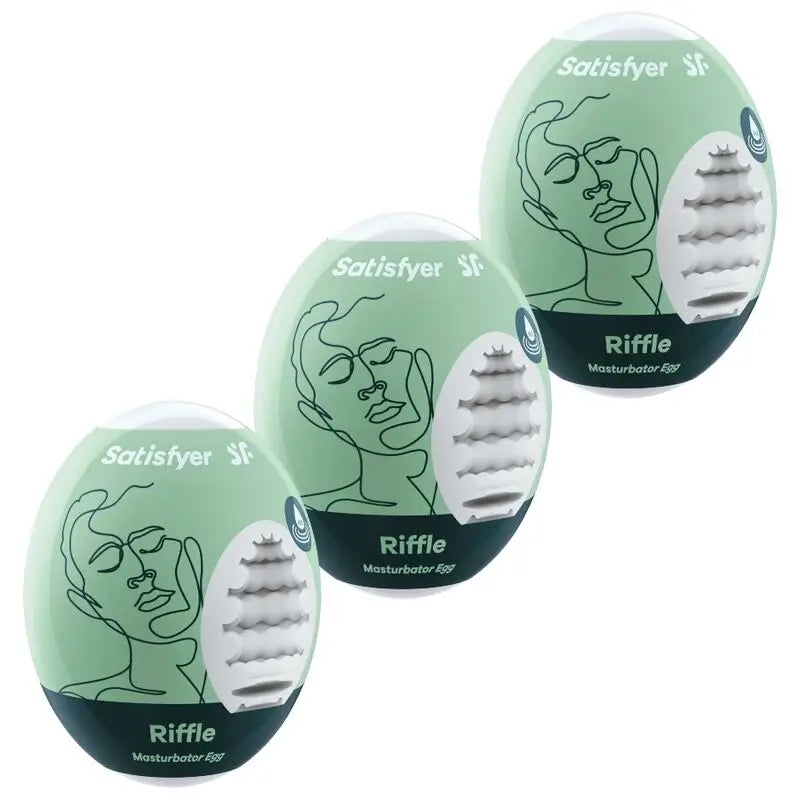 Masturbateur Satisfyer Œufs Riffle, 3 unités