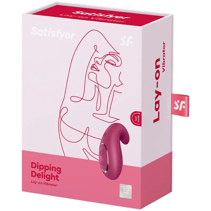 Satisfyer Layons Dipping Delight Vibrateur à poser - Rouge